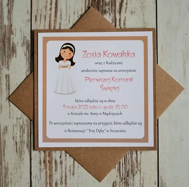 Jak dziecko ma zaprosić na komunię? Praktyczne porady i wzory zaproszeń